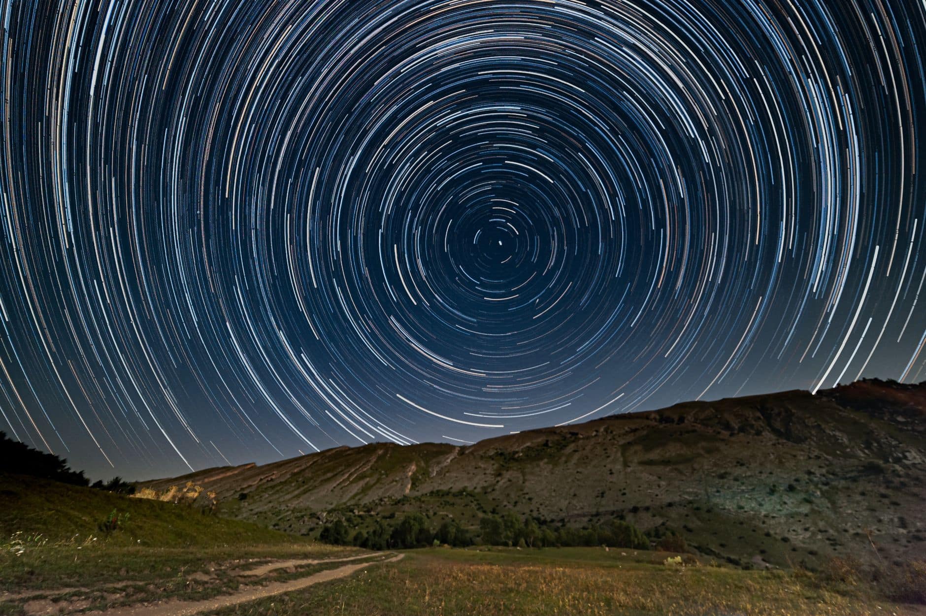 time lapse photography of night sky
